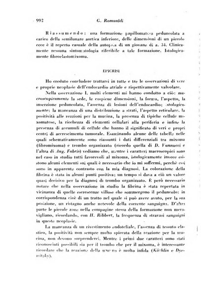 Archivio De Vecchi per l'anatomia patologica e la medicina clinica