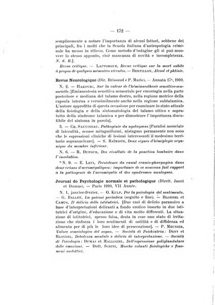 Archivio di antropologia criminale, psichiatria e medicina legale organo ufficiale della Associazione italiana di medicina legale e delle assicurazioni