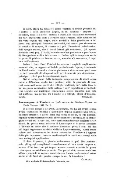 Archivio di antropologia criminale, psichiatria e medicina legale organo ufficiale della Associazione italiana di medicina legale e delle assicurazioni