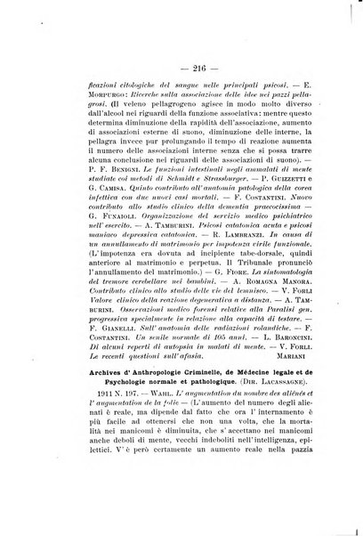 Archivio di antropologia criminale, psichiatria e medicina legale organo ufficiale della Associazione italiana di medicina legale e delle assicurazioni