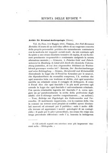 Archivio di antropologia criminale, psichiatria e medicina legale organo ufficiale della Associazione italiana di medicina legale e delle assicurazioni