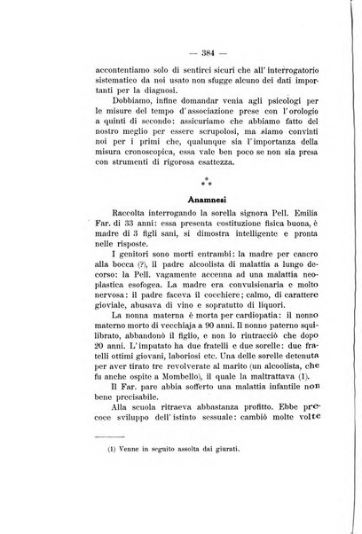 Archivio di antropologia criminale, psichiatria e medicina legale organo ufficiale della Associazione italiana di medicina legale e delle assicurazioni