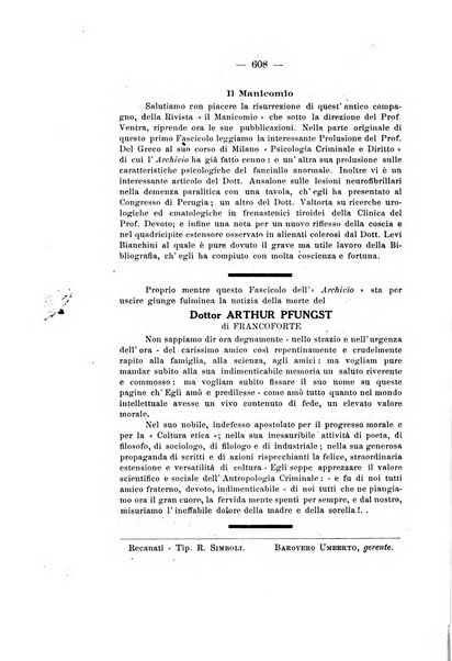 Archivio di antropologia criminale, psichiatria e medicina legale organo ufficiale della Associazione italiana di medicina legale e delle assicurazioni