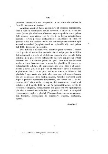 Archivio di antropologia criminale, psichiatria e medicina legale organo ufficiale della Associazione italiana di medicina legale e delle assicurazioni