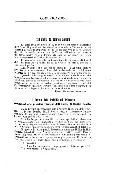 Archivio di antropologia criminale, psichiatria e medicina legale organo ufficiale della Associazione italiana di medicina legale e delle assicurazioni