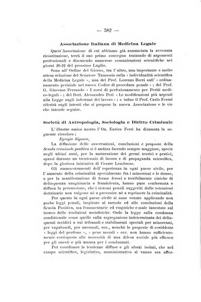 Archivio di antropologia criminale, psichiatria e medicina legale organo ufficiale della Associazione italiana di medicina legale e delle assicurazioni