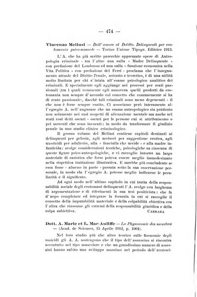 Archivio di antropologia criminale, psichiatria e medicina legale organo ufficiale della Associazione italiana di medicina legale e delle assicurazioni