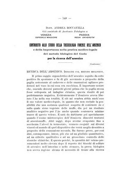 Archivio di antropologia criminale, psichiatria e medicina legale organo ufficiale della Associazione italiana di medicina legale e delle assicurazioni