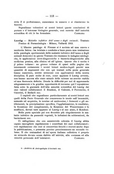 Archivio di antropologia criminale, psichiatria e medicina legale organo ufficiale della Associazione italiana di medicina legale e delle assicurazioni