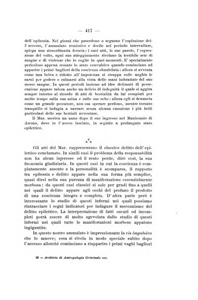 Archivio di antropologia criminale, psichiatria e medicina legale organo ufficiale della Associazione italiana di medicina legale e delle assicurazioni