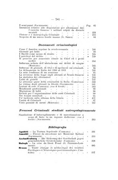 Archivio di antropologia criminale, psichiatria e medicina legale organo ufficiale della Associazione italiana di medicina legale e delle assicurazioni