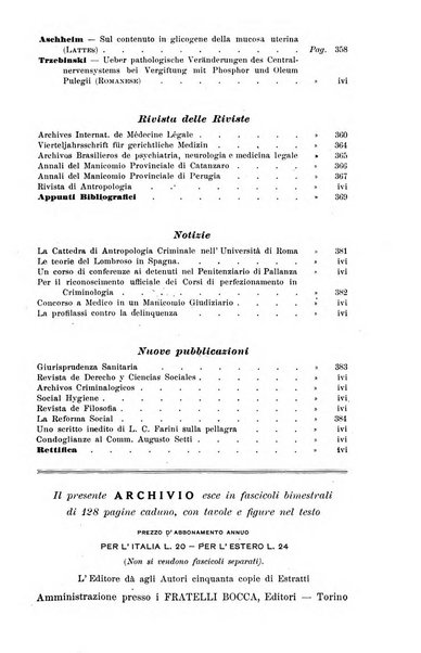 Archivio di antropologia criminale, psichiatria e medicina legale organo ufficiale della Associazione italiana di medicina legale e delle assicurazioni