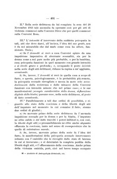 Archivio di antropologia criminale, psichiatria e medicina legale organo ufficiale della Associazione italiana di medicina legale e delle assicurazioni