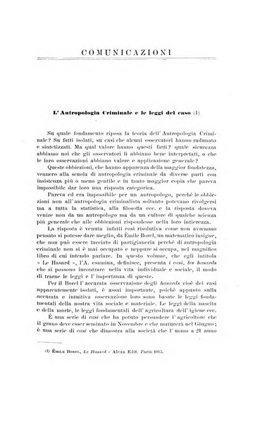 Archivio di antropologia criminale, psichiatria e medicina legale organo ufficiale della Associazione italiana di medicina legale e delle assicurazioni