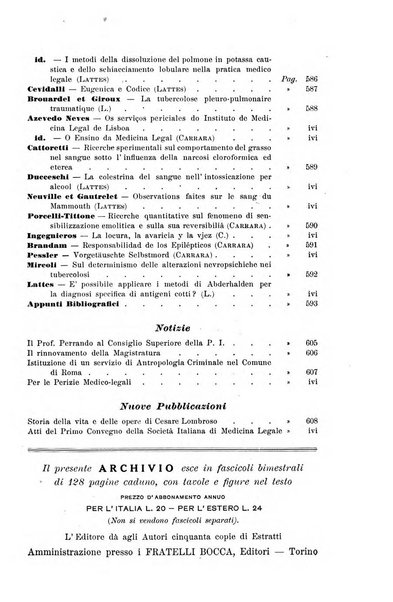 Archivio di antropologia criminale, psichiatria e medicina legale organo ufficiale della Associazione italiana di medicina legale e delle assicurazioni