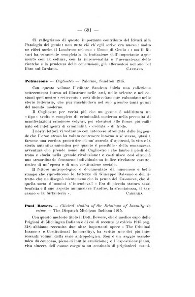 Archivio di antropologia criminale, psichiatria e medicina legale organo ufficiale della Associazione italiana di medicina legale e delle assicurazioni