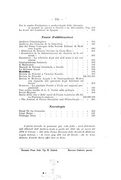 Archivio di antropologia criminale, psichiatria e medicina legale organo ufficiale della Associazione italiana di medicina legale e delle assicurazioni