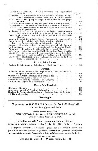 Archivio di antropologia criminale, psichiatria e medicina legale organo ufficiale della Associazione italiana di medicina legale e delle assicurazioni