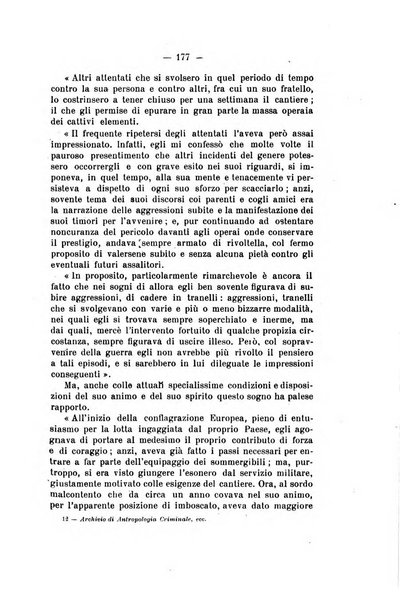 Archivio di antropologia criminale, psichiatria e medicina legale organo ufficiale della Associazione italiana di medicina legale e delle assicurazioni