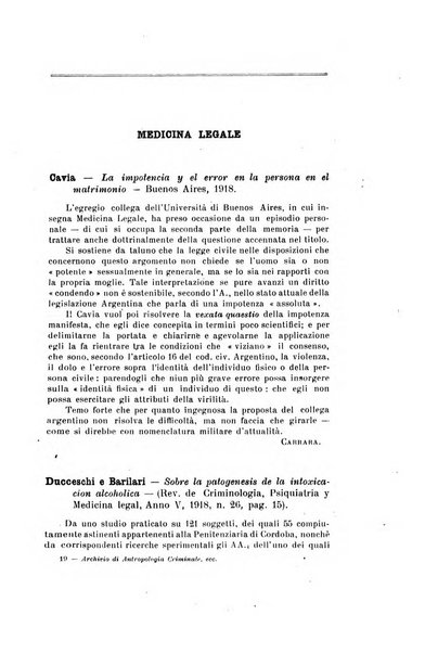 Archivio di antropologia criminale, psichiatria e medicina legale organo ufficiale della Associazione italiana di medicina legale e delle assicurazioni