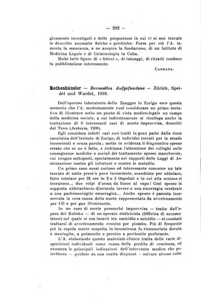 Archivio di antropologia criminale, psichiatria e medicina legale organo ufficiale della Associazione italiana di medicina legale e delle assicurazioni