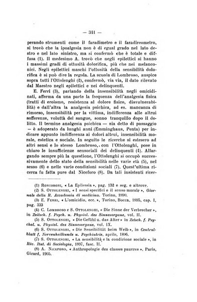 Archivio di antropologia criminale, psichiatria e medicina legale organo ufficiale della Associazione italiana di medicina legale e delle assicurazioni