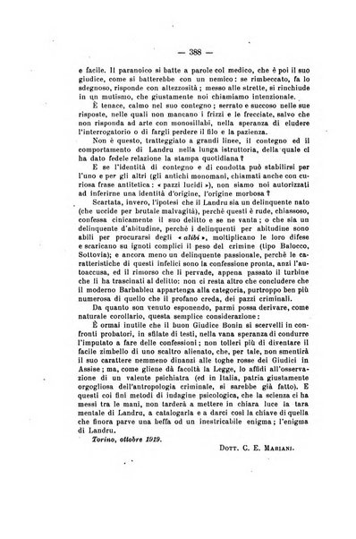 Archivio di antropologia criminale, psichiatria e medicina legale organo ufficiale della Associazione italiana di medicina legale e delle assicurazioni