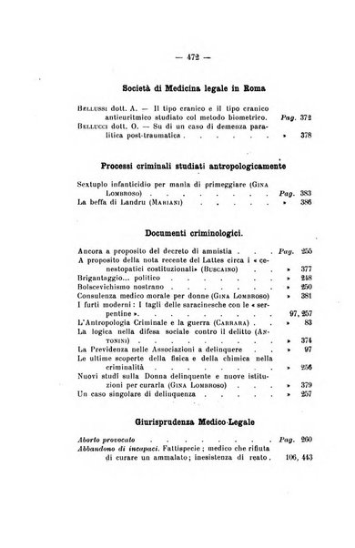 Archivio di antropologia criminale, psichiatria e medicina legale organo ufficiale della Associazione italiana di medicina legale e delle assicurazioni