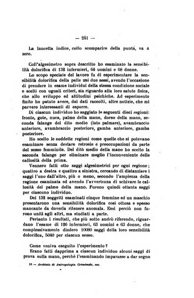 Archivio di antropologia criminale, psichiatria e medicina legale organo ufficiale della Associazione italiana di medicina legale e delle assicurazioni