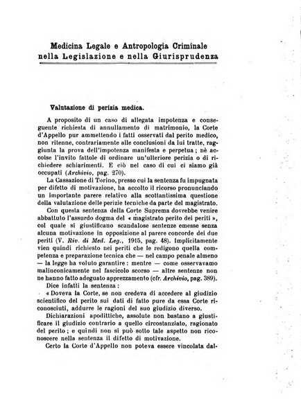 Archivio di antropologia criminale, psichiatria e medicina legale organo ufficiale della Associazione italiana di medicina legale e delle assicurazioni