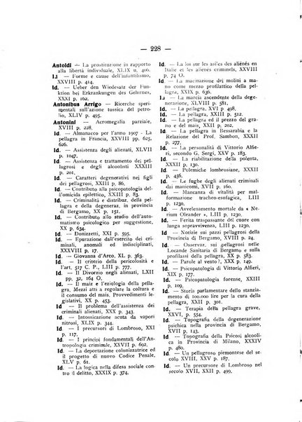 Archivio di antropologia criminale, psichiatria e medicina legale organo ufficiale della Associazione italiana di medicina legale e delle assicurazioni