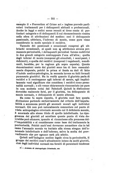 Archivio di antropologia criminale, psichiatria e medicina legale organo ufficiale della Associazione italiana di medicina legale e delle assicurazioni