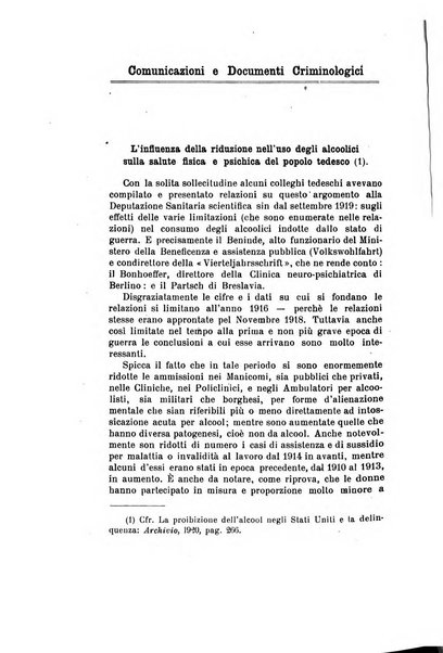 Archivio di antropologia criminale, psichiatria e medicina legale organo ufficiale della Associazione italiana di medicina legale e delle assicurazioni