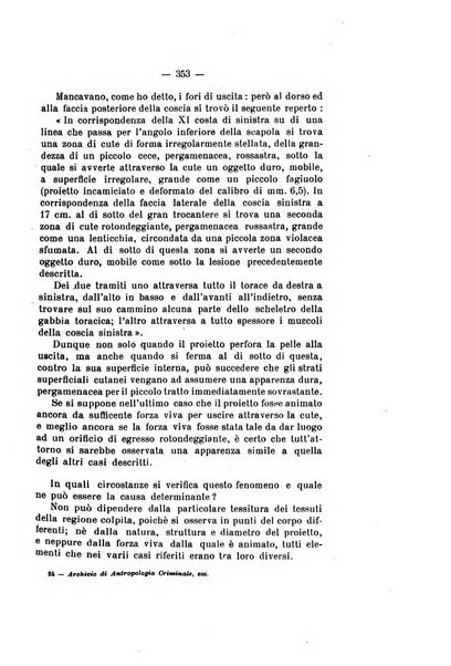 Archivio di antropologia criminale, psichiatria e medicina legale organo ufficiale della Associazione italiana di medicina legale e delle assicurazioni