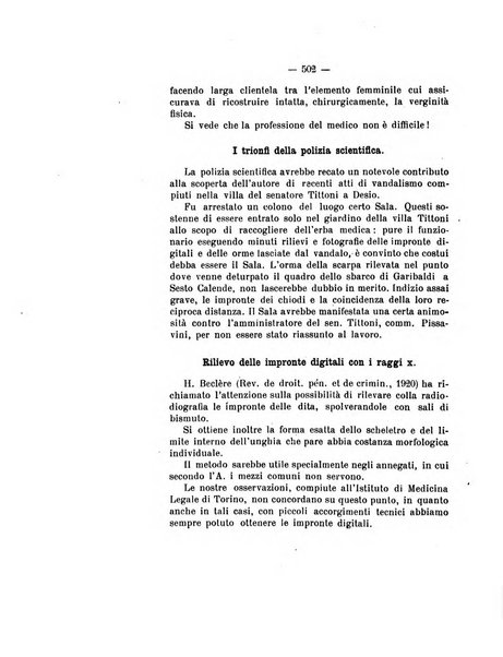 Archivio di antropologia criminale, psichiatria e medicina legale organo ufficiale della Associazione italiana di medicina legale e delle assicurazioni