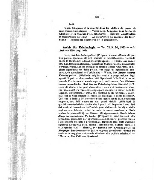 Archivio di antropologia criminale, psichiatria e medicina legale organo ufficiale della Associazione italiana di medicina legale e delle assicurazioni