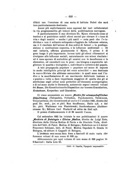 Archivio di antropologia criminale, psichiatria e medicina legale organo ufficiale della Associazione italiana di medicina legale e delle assicurazioni