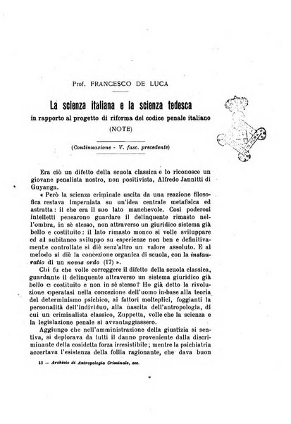 Archivio di antropologia criminale, psichiatria e medicina legale organo ufficiale della Associazione italiana di medicina legale e delle assicurazioni