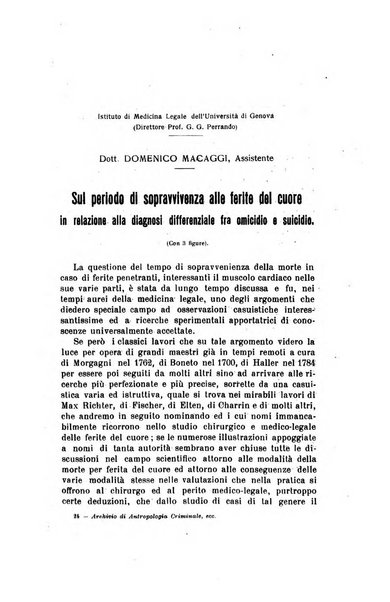 Archivio di antropologia criminale, psichiatria e medicina legale organo ufficiale della Associazione italiana di medicina legale e delle assicurazioni