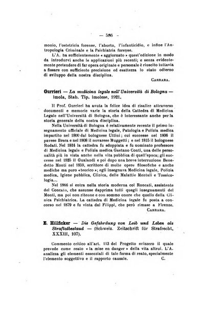 Archivio di antropologia criminale, psichiatria e medicina legale organo ufficiale della Associazione italiana di medicina legale e delle assicurazioni