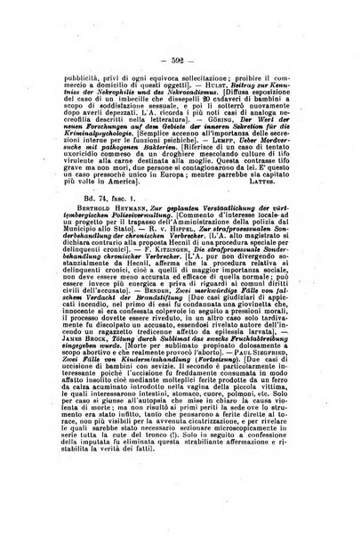 Archivio di antropologia criminale, psichiatria e medicina legale organo ufficiale della Associazione italiana di medicina legale e delle assicurazioni