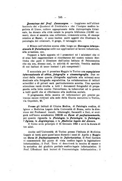 Archivio di antropologia criminale, psichiatria e medicina legale organo ufficiale della Associazione italiana di medicina legale e delle assicurazioni