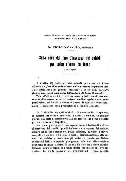 Archivio di antropologia criminale, psichiatria e medicina legale organo ufficiale della Associazione italiana di medicina legale e delle assicurazioni