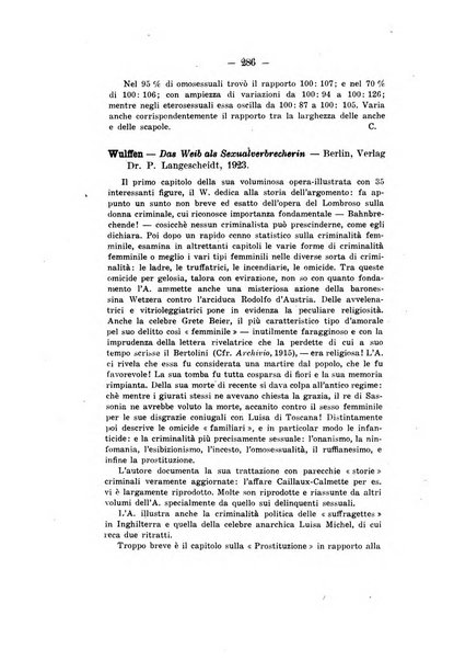 Archivio di antropologia criminale, psichiatria e medicina legale organo ufficiale della Associazione italiana di medicina legale e delle assicurazioni