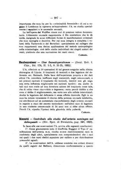 Archivio di antropologia criminale, psichiatria e medicina legale organo ufficiale della Associazione italiana di medicina legale e delle assicurazioni