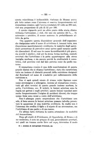 Archivio di antropologia criminale, psichiatria e medicina legale organo ufficiale della Associazione italiana di medicina legale e delle assicurazioni