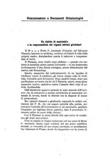 Archivio di antropologia criminale, psichiatria e medicina legale organo ufficiale della Associazione italiana di medicina legale e delle assicurazioni