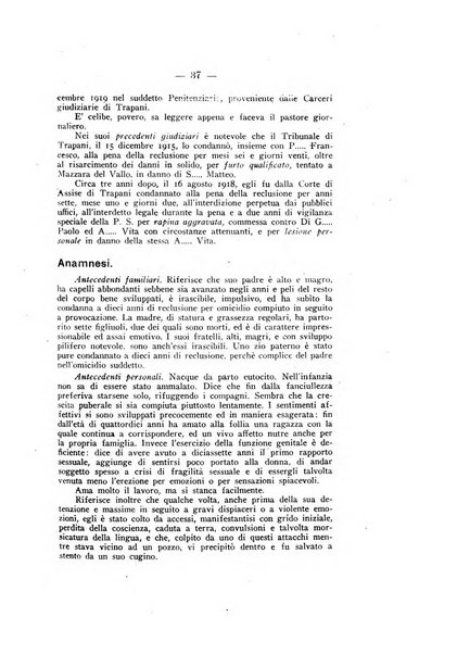 Archivio di antropologia criminale, psichiatria e medicina legale organo ufficiale della Associazione italiana di medicina legale e delle assicurazioni