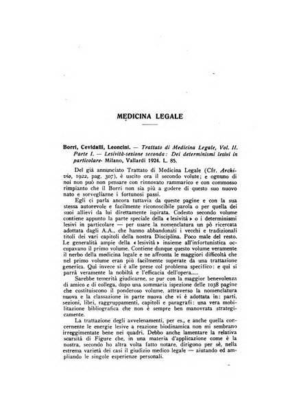 Archivio di antropologia criminale, psichiatria e medicina legale organo ufficiale della Associazione italiana di medicina legale e delle assicurazioni