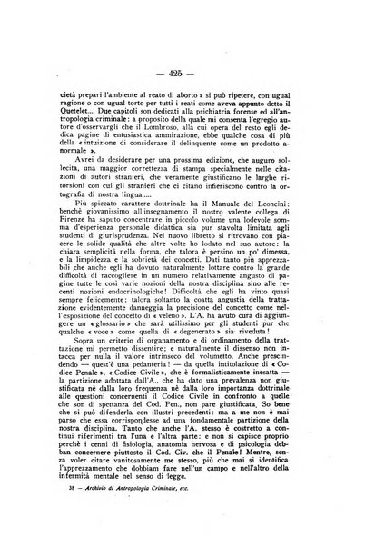 Archivio di antropologia criminale, psichiatria e medicina legale organo ufficiale della Associazione italiana di medicina legale e delle assicurazioni